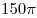 150\pi 