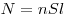  N = nSl 