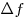 \Delta
f