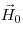 \vec H_0 