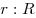 r:R