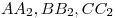 AA_{\rm{2}} ,{\rm{ }}BB_{\rm{2}} ,{\rm{ }}CC_{\rm{2}} 