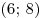 (6; \,8)