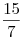 \frac{15}{7}