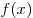 f(x)