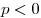 p < 0