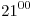 21^{00}