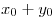 x_0 + y_0

