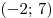 ( - 2;\,7)