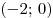 (-2;\,0)