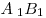 A_{\;1} B_1

