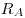  R_A 