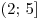 (2;\,5]