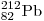 _{82}^{212} {\rm{Pb}}