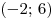 ( - 2;\,6)