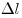 \Delta
l