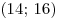(14; \,16)