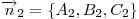 \overrightarrow n _2  = \{ A_2 ,B_2 ,C_2 \} 