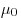 \mu _0 