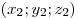 (x_2 ;y_2 ;z_2 )