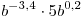b^{- 3,4}\cdot 5b^{0,2}