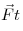  \vec F t 