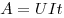  A = UIt 