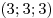 (3;3;3)