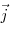\vec j