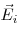 \vec
E_i 