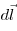 d\vec l