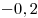 -0,2