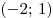 ( - 2; \,1)