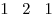 1\,\,\,\,\,2\,\,\,\,\,1